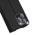 DUX DUCIS SkinPro kryt typu kniha pro iPhone 14 Pro, černý