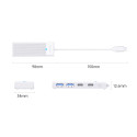 Orico PAPW2AC-C3 USB hub s USB-C PD 100W – bílý | AppleGang