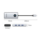 Orico PW11 dok USB-C 6v1 HDMI 4K + RJ45 2.5G | AppleGang