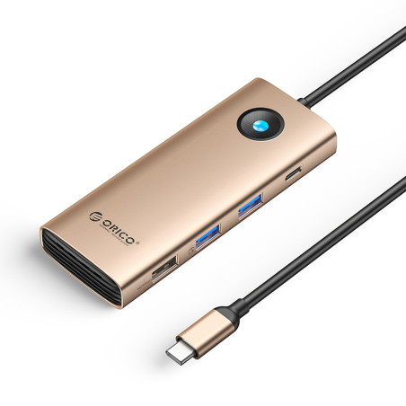 Orico PW11 8v1 USB-C dok HDMI 4K a VGA, PD 100W | AppleGang