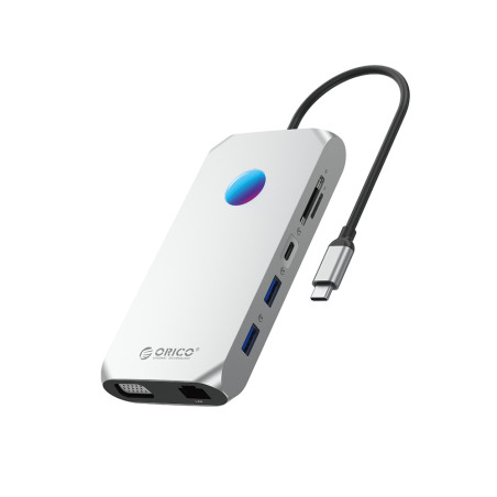 Orico XCR 12v1 RGB dok 3x USB-A 3.1, HDMI 4K | AppleGang