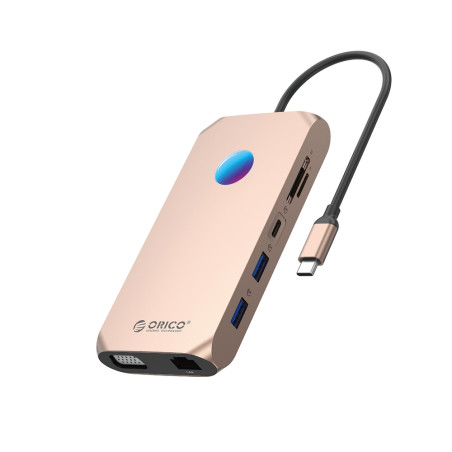 Orico XCR 12v1 RGB dok 3x USB-A 3.1, HDMI 4K | AppleGang