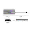 Orico XDR 12v1 RGB dok 2x HDMI 4K, USB-C PD 100W | AppleGang