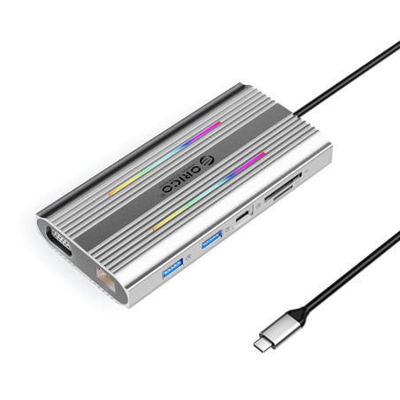 Orico XCR 12v1 USB-C dokovací stanice RGB | AppleGang