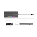 Orico XCR 12v1 USB-C dokovací stanice RGB šedá | AppleGang