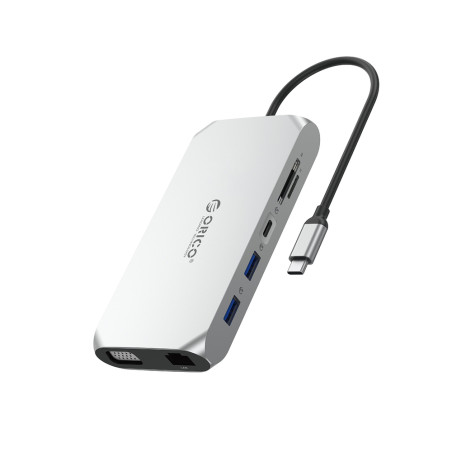 Orico XCR 12v1 USB-C dok 2x HDMI 4K VGA | AppleGang