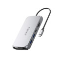 Orico XCR 12v1 USB-C dok HDMI 4K VGA šedá | AppleGang