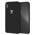 Kryt Ferrari SILICONE Off Track iPhone XS Max - černý