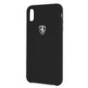 Kryt Ferrari SILICONE Off Track iPhone XS Max - černý