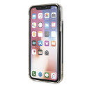 Kryt Karl Lagerfeld KARL LOGO Glitter iPhone X/Xs - černý