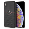 Kryt Ferrari FEOVEHCI65BK pro iPhone XS Max - černý