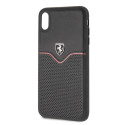 Kryt Ferrari FEOVEHCI65BK pro iPhone XS Max - černý