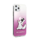 Kryt Karl Lagerfeld Choupette Fun iPhone 11 Pro Max - růžový