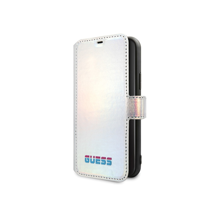 Kryt Guess GUFLBKN58BLD pro iPhone 11 Pro - stříbrná/iridescent