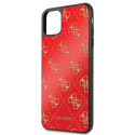 Kryt Guess GUHCN654GGPRE iPhone 11 Pro Max - červený glitter
