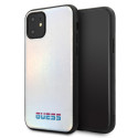 Kryt Guess IRIDESCENT pro iPhone 11 Pro Max – stříbrná