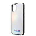 Kryt Guess IRIDESCENT pro iPhone 11 Pro Max – stříbrná