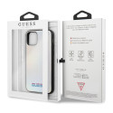 Kryt Guess IRIDESCENT pro iPhone 11 Pro Max – stříbrná