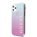 Kryt Guess Glitter Gradient pro iPhone 11 Pro - růžovo-modrý