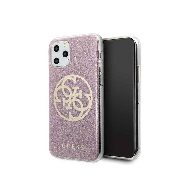 Kryt Guess GUHCN58PCUGLPI pro iPhone 11 Pro - růžový/pink