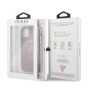 Kryt Guess Glitter 4G Circle pro iPhone 11 Pro - růžový