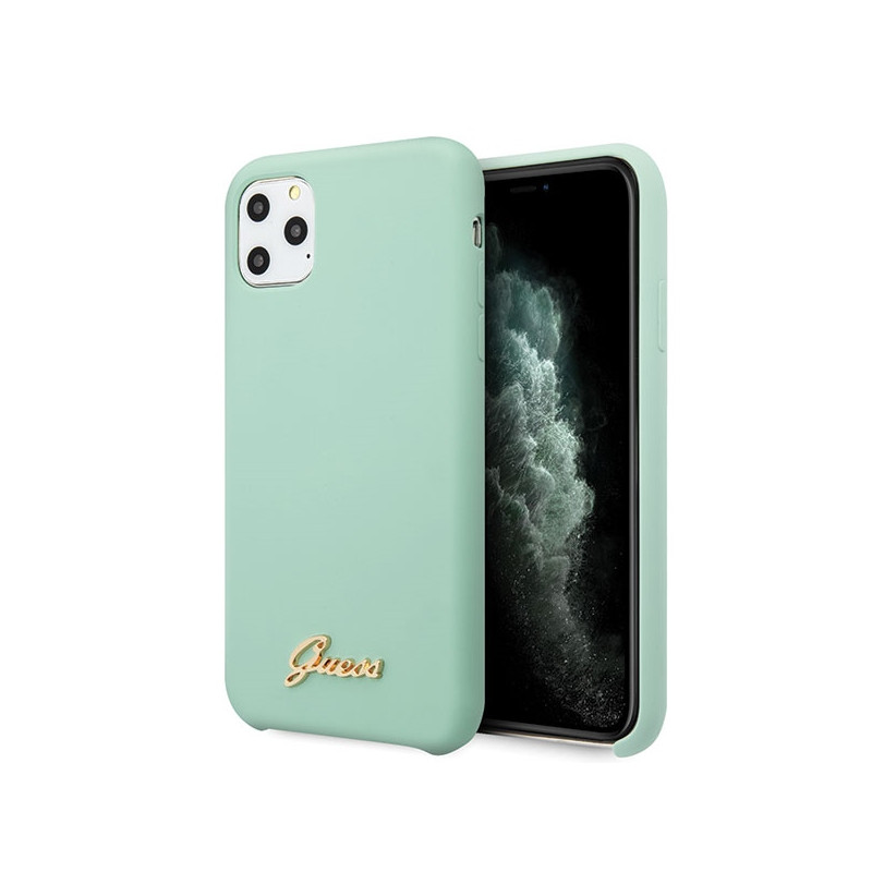 Kryt Guess GUHCN65LSLMGG pro iPhone 11 Pro Max - zelená/green