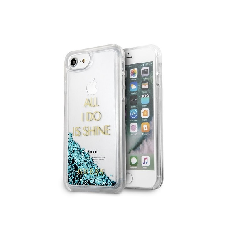 Kryt Guess GUHCP7GLUQBL pro iPhone 6/7/8 /SE 2020 / SE 2022 - blue/blue