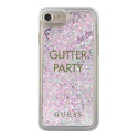 Kryt Guess GUHCP7GLUQPU Party Glitter Liquid pro iPhone - fialová