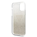 Kryt Guess Glitter Triangle iPhone 11 Pro Max – zlatá