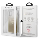 Kryt Guess Glitter Triangle iPhone 11 Pro Max – zlatá