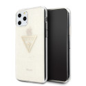 Kryt Guess Glitter Triangle pro iPhone 11 Pro – zlatá