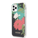 Kryt GUESS Flower Collection iPhone 11 Pro Max - černá