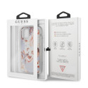 Kryt Guess Flower Collection pro iPhone 11 Pro Max – fialová