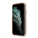 Kryt Guess GUHCN58PCGLPI pro iPhone 11 Pro – růžový glitter