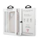 Kryt Guess GUHCN58PCGLPI pro iPhone 11 Pro – růžový glitter
