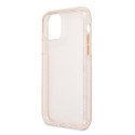 Kryt Guess GUHCN65PCGLPI pro iPhone 11 Pro Max - růžový glitr
