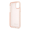 Kryt Guess GUHCN65PCGLPI pro iPhone 11 Pro Max - růžový glitr