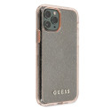 Kryt Guess GUHCN65PCGLPI pro iPhone 11 Pro Max - růžový glitr