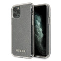 Kryt Guess GUHCN65PCGLSI pro iPhone 11 Pro Max - glitter stříbrný