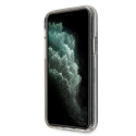 Kryt Guess GUHCN65PCGLSI pro iPhone 11 Pro Max - glitter stříbrný