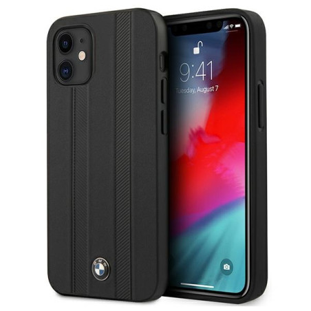 Kryt BMW SIGNATURE pro iPhone 12 mini - černý