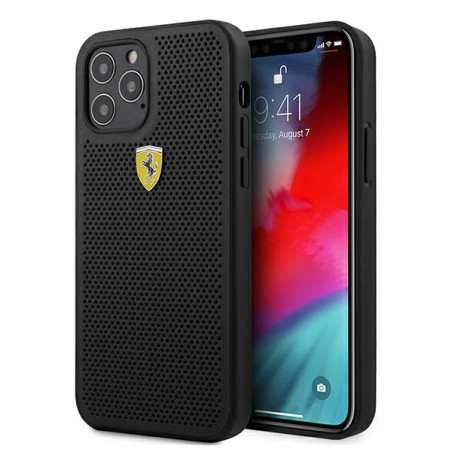 Kryt Ferrari FESPEHCP12LBK pro iPhone 12 Pro Max černý