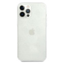 Kryt Guess 4G 3D Pattern iPhone 12/12 Pro – transparentní