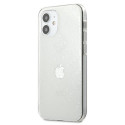 Kryt Guess 4G 3D Pattern pro iPhone 12 mini - transparent