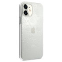 Kryt Guess 4G 3D Pattern pro iPhone 12 mini - transparent