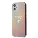 Kryt Guess TIE & DYE pro iPhone 12 mini – růžová