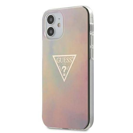 Kryt Guess TIE & DYE pro iPhone 12 mini – růžová