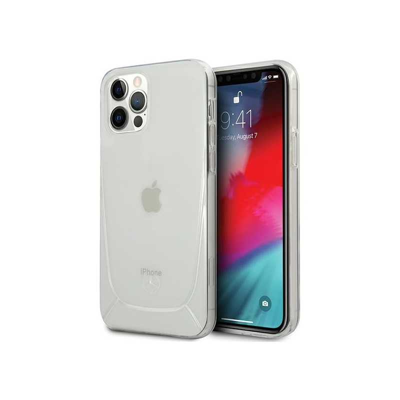 Kryt Mercedes Transparent Line pro iPhone 12 / iPhone 12 Pro - transparentní