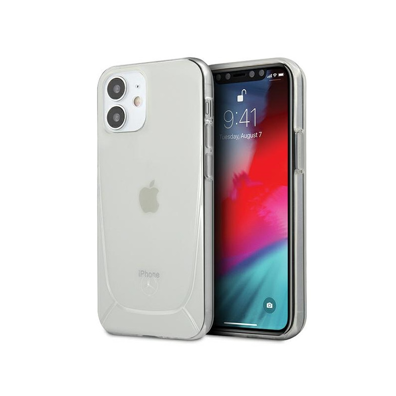 Kryt Mercedes Transparent Line pro iPhone 12 mini - transparent