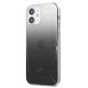 Kryt Mercedes Transparent Line iPhone 12 mini černý